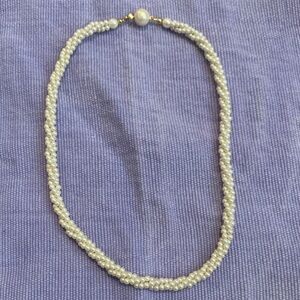 Vintage triple Strand Pearl Necklace